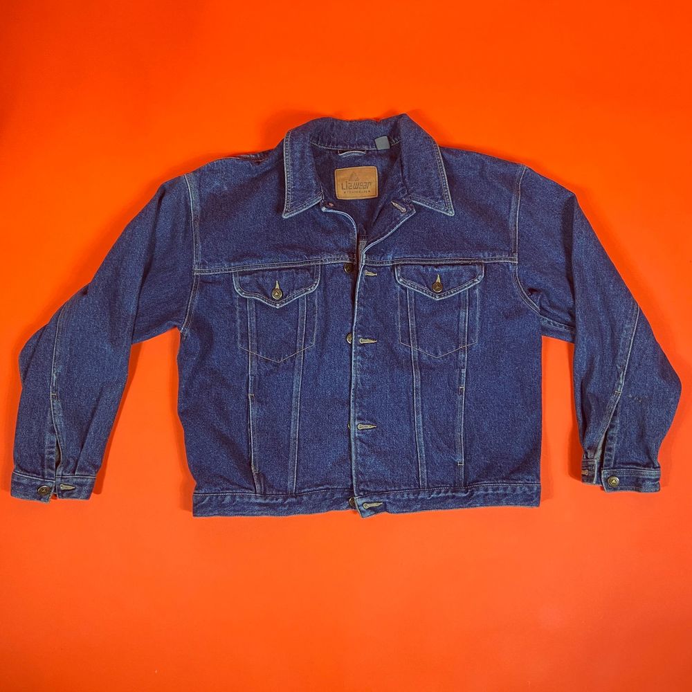 Vintage Dark Wash Denim Jacket
